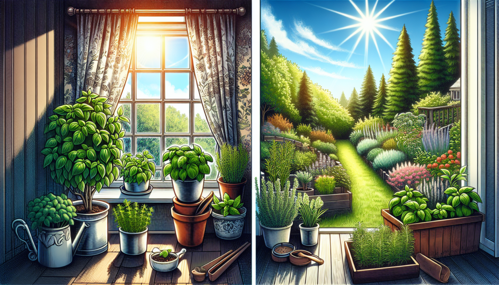 Do Herbs Grow Better Inside Or Outside?