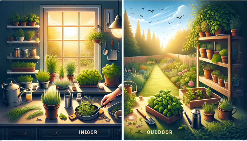 Do Herbs Grow Better Inside Or Outside?