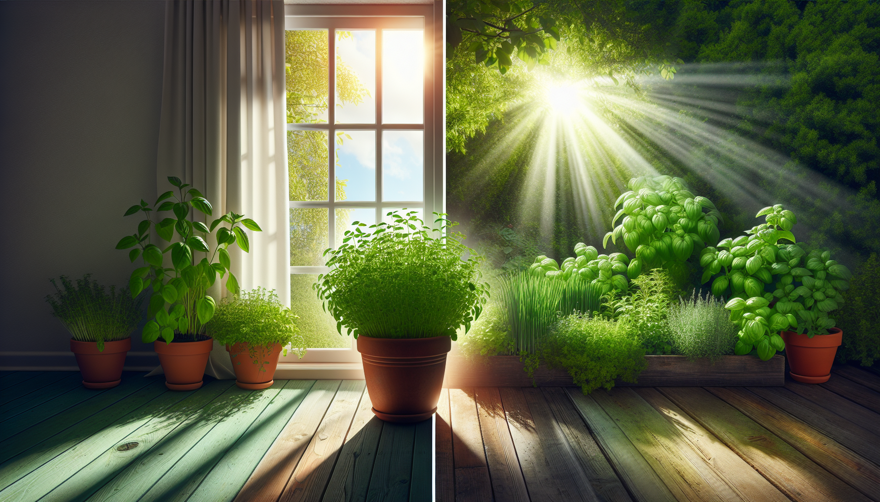 Do Herbs Grow Better Inside Or Outside?